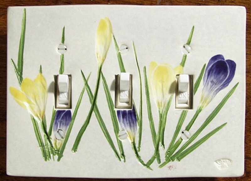 Switch Triple &amp; 6 Screws Crocus