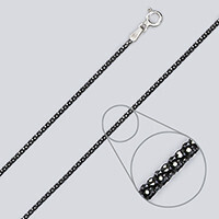 SS OX 1.5MM PC CHAIN, Size: 16&quot;