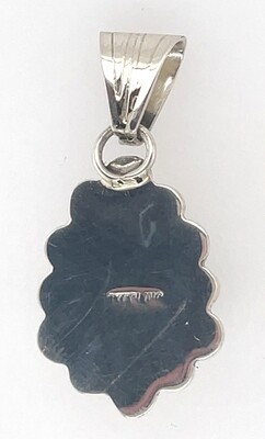 SILVER TURQUOISE PENDANT NAVAJO - MIKE SMITH
