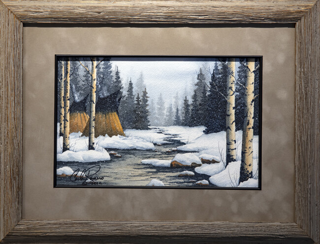 CONEJOS RIVER CAMP 14" x 17.5"