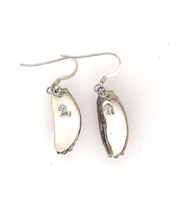 SILVER CORAL EARRINGS NAVAJO - G. FRANCISCO