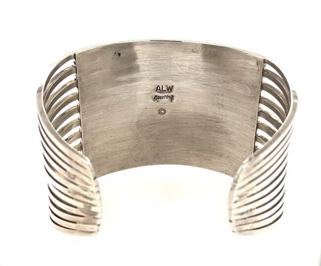 SILVER BRACELET ZUNI - ANSON &amp; LETICIA WALLACE