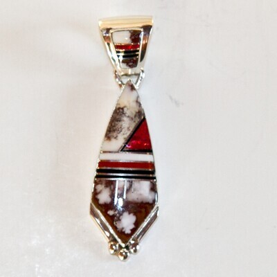 SILVER INLAY PENDANT NAVAJO-C.WEBSTER SILVER INLAY PENDANT NAVAJO-C.WEBSTER