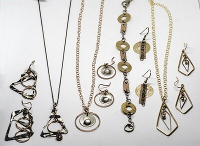 Yellow &amp; Rose Gold Filled, Sterling Silver