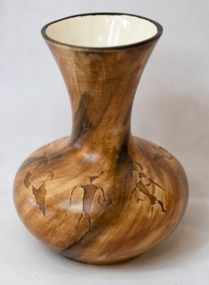 &quot;NAVAJO WRITINGS&quot; Petroglyph Pottery 9x7