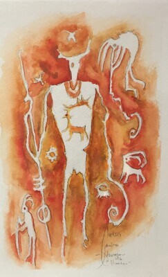 &quot;HUNTER&quot; watercolor