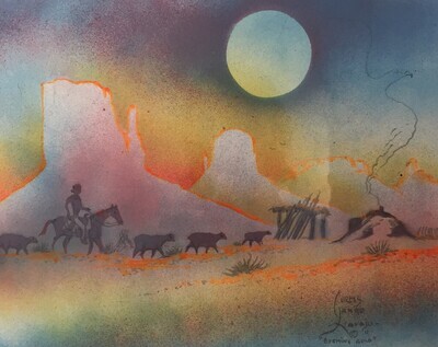 &quot;EYEING GOLD&quot; watercolor