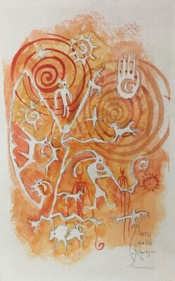 &quot;CONNECTION&quot; Watercolor