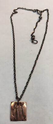 COPPER ROLLED NECKLACE KAN84