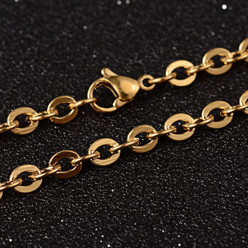 GOLD STAINLESS CHAIN FJN16