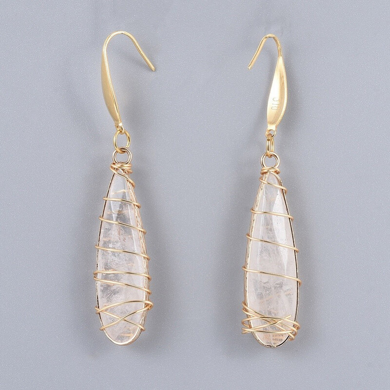 BRASS EARRINGS KAE73