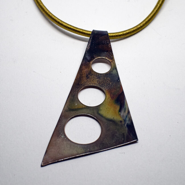 COPPER FLAME KISSED NECKLACE KAN021