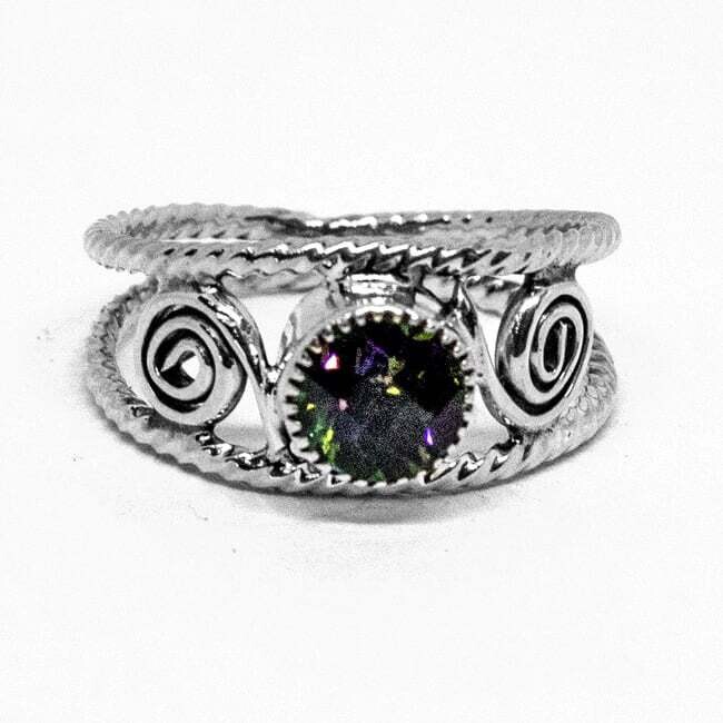 SILVER RING NAVAJO - BUCKY BELIN