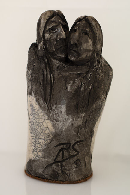 &quot;WRAPPED IN LOVE&quot; 6.5x3.5 Clay Sculpture