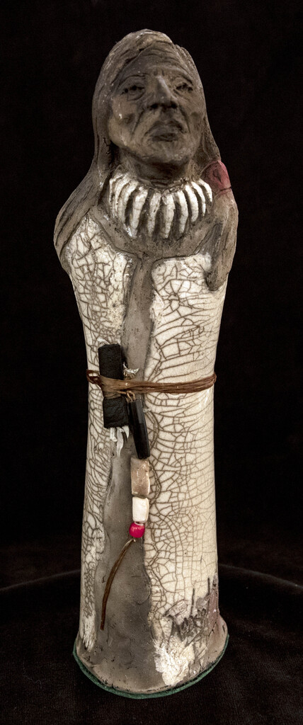 &quot;RED THUNDER&quot; 12x3.5 Clay Sculpture