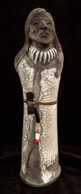 &quot;RED THUNDER&quot; 12x3.5 Clay Sculpture