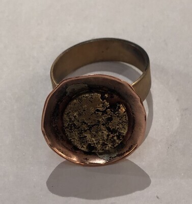 MIXED METALS RING KAR003-9