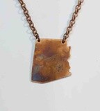 COPPER AZ PATINA NECKLACE KAN51