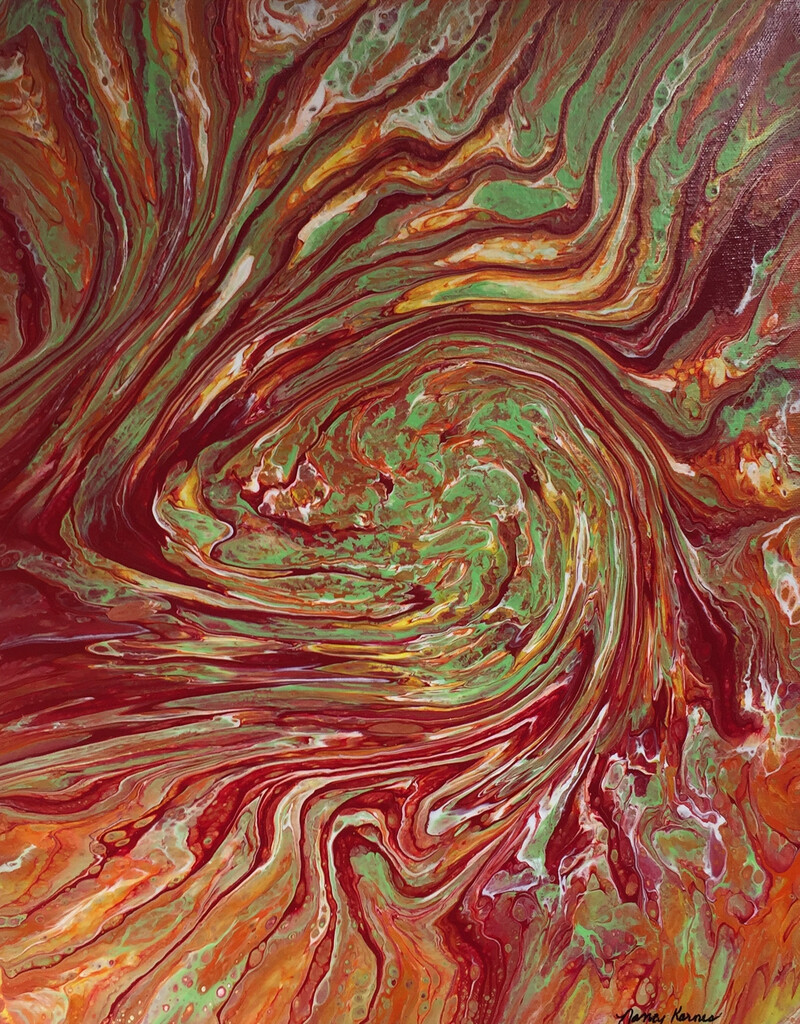 ALIEN FIRE 20&quot; x 16&quot;