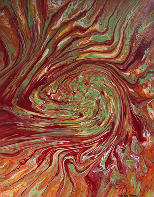 ALIEN FIRE 20&quot; x 16&quot;