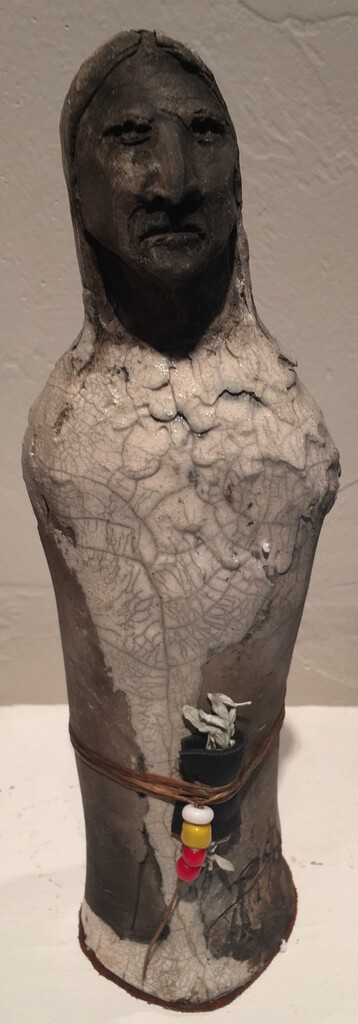 &quot;WHITE ROCK&quot; 11.5x3.5 Clay Sculpture