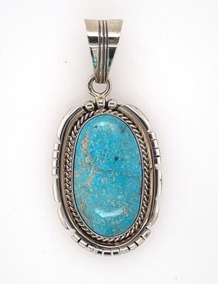 SILVER PENDANT NAVAJO - SAMUEL YELLOWHAIR