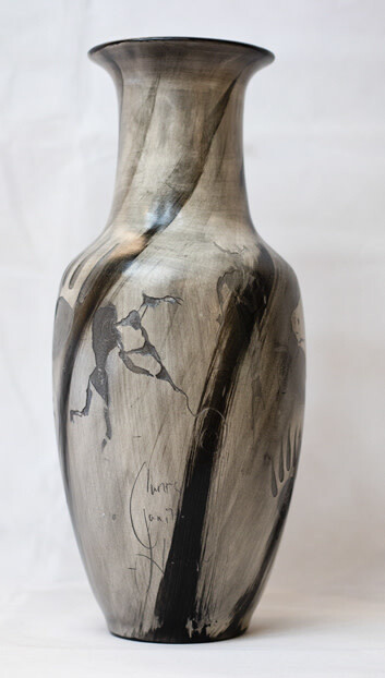 &quot;MOTHER VASE&quot; Petroglyph Pottery 13.5x6