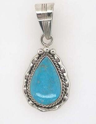 SILVER PENDANT NAVAJO - SAMUEL YELLOWHAIR