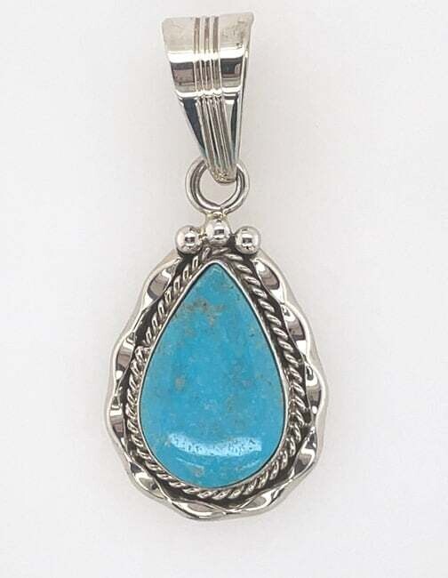 SILVER PENDANT NAVAJO - SAMUEL YELLOWHAIR