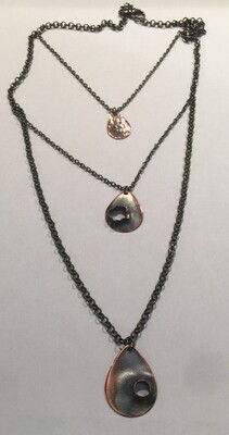 COPPER PUNCH HOLE NECKLACE KAN90