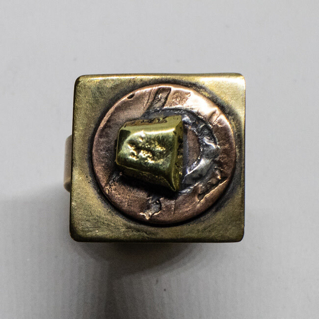 MIXED METALS RING KAR18-9