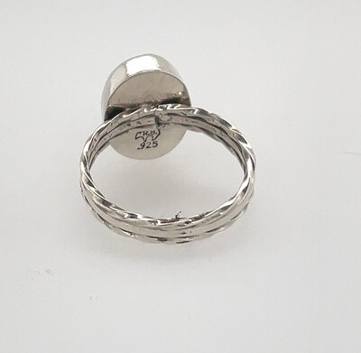 SILVER OPAL RING NAVAJO-RB