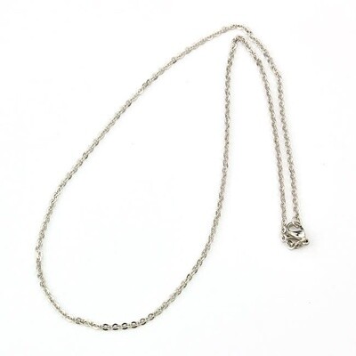 SILVER STAINLESS 2MM CABLE CHAIN 