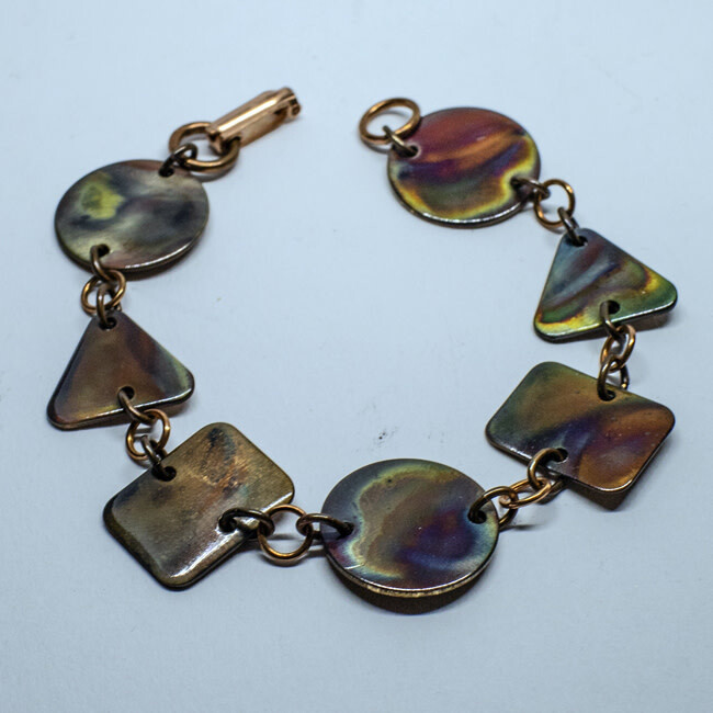 COPPER FLAME KISSED BRACELET KAB067