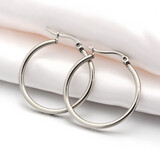 STAINLESS HOOP EARRINGS FJE103