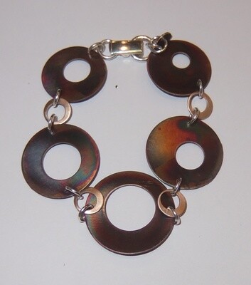 BRONZE FLAME KISSED BRACELET KAB022