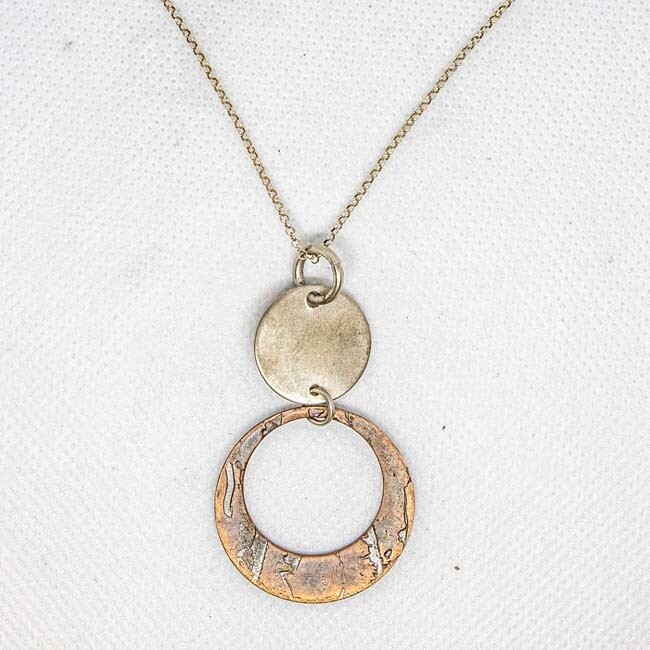 MIXED METALS PENDANT KAP009