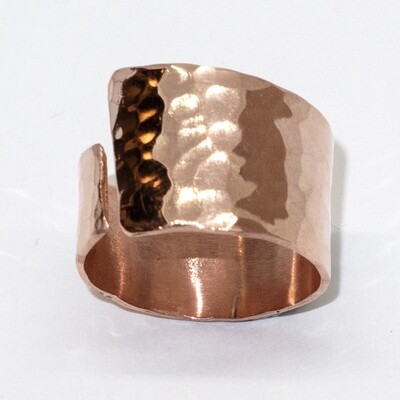 COPPER HAMMERED RING KAR20-10