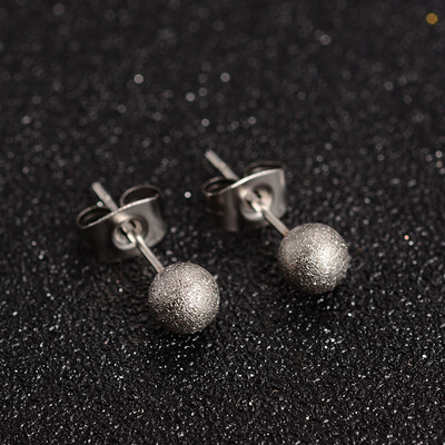 STAINLESS STAR DUST STUD EARRINGS FJE48