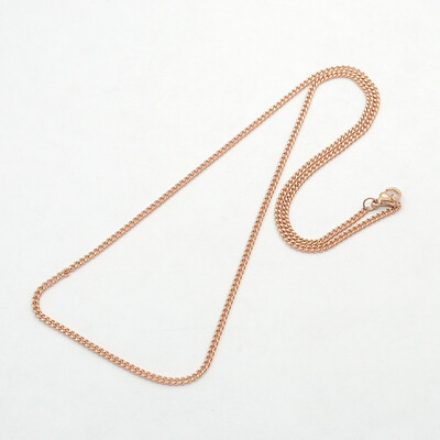 ROSE STAINLESS 2X1MM BOX CHAIN FJN3C-18