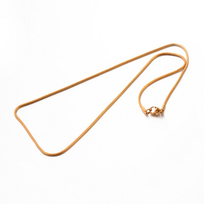 GOLD STAINLESS 1.5MM SNAKE CHAIN FJN45-18