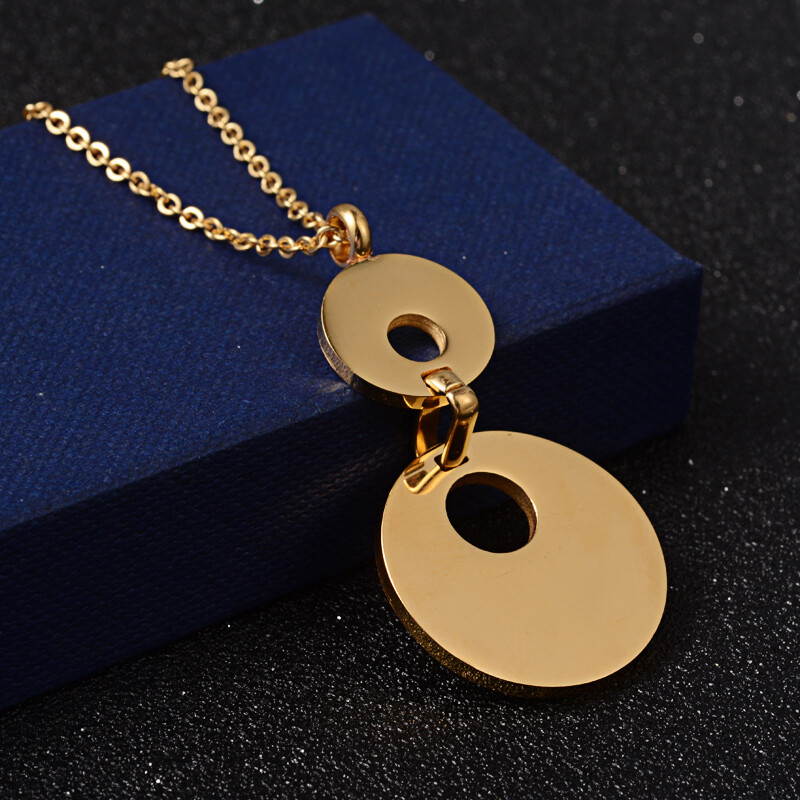 GOLD STAINLESS NECKLACE FJN72-18