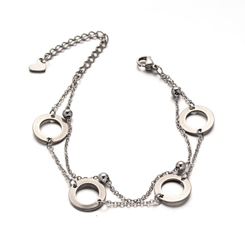 STAINLESS LINK BRACELET FJBC11