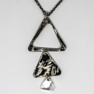 SILVER TEXTURED PENDANT ASP9