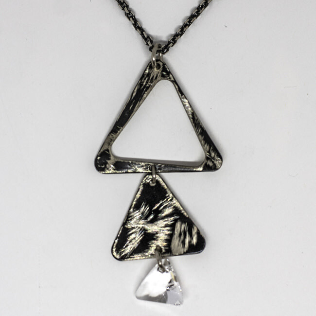 SILVER TEXTURED PENDANT ASP9