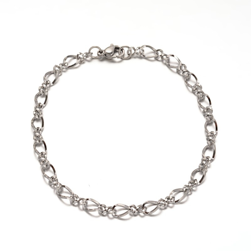 STAINLESS TWIST LINK BRACELET FJB3