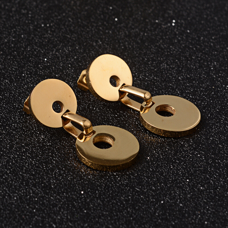 GOLD STAINLESS EARRINGS FJEE15