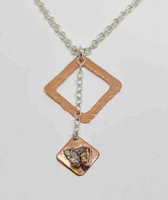 MIXED METALS NECKLACE KAN039-24