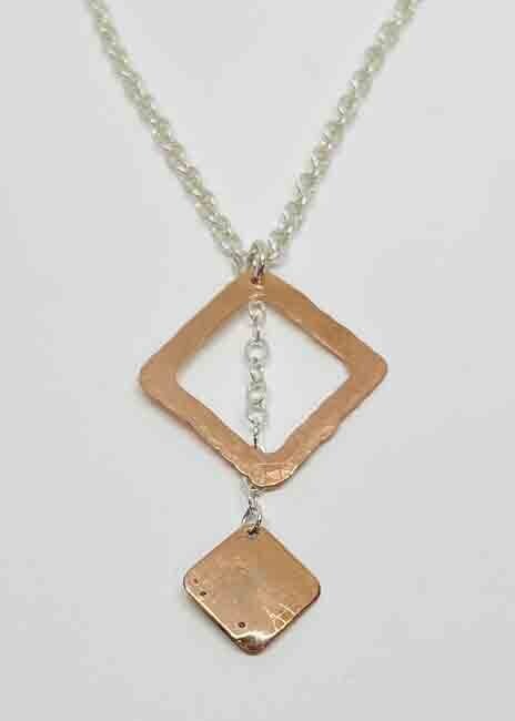 MIXED METALS NECKLACE KAN039-24