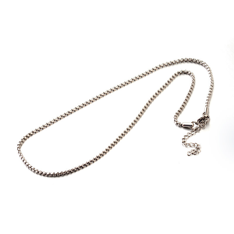 STAINLESS 2.5MM BOX CHAIN FJN52-24